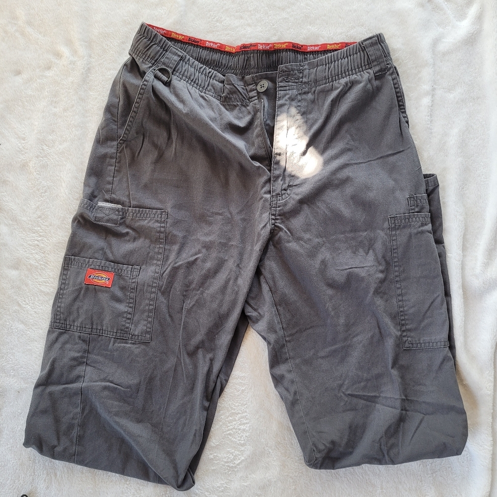DICKIES Unisex/ Men's small EDS Signature Scrub Pants choarcoal slate grey